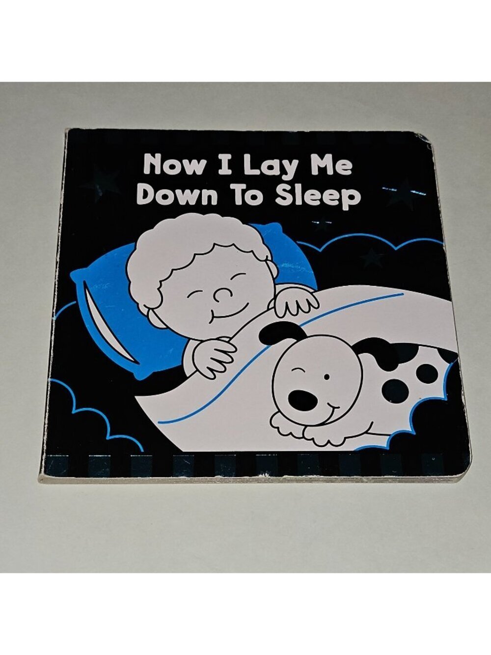 Now I Lay Me Down To Sleep Board Book Black White Art Prayer